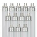 Sunlite F54T5/835/HO 4 Foot T5 Linear Fluorescent Lamp, 54W, 5000 Lumens, 3500K, Miniature G5 Bi-Pin, 12PK 30257-SU